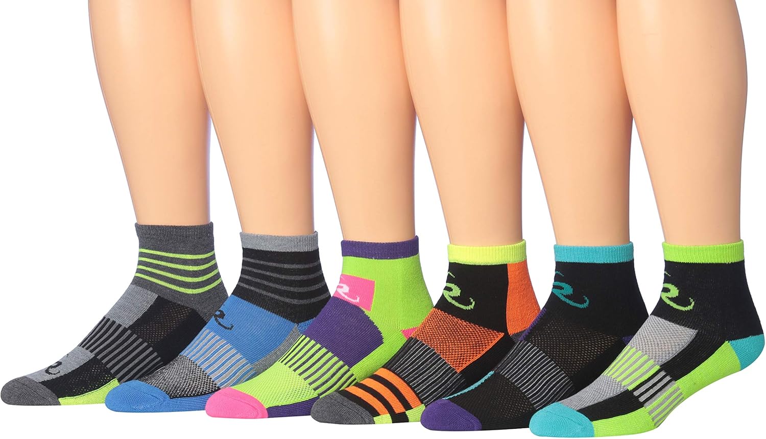 Ronnox Women's 12-Pairs Running & Athletic Sports Performance Ankle/Quarter Socks at  Women’s Clothing store