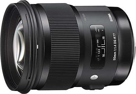 Sigma 50mm F1,4 DG HSM Art Objektiv (77mm Filtergewinde) für Canon Objektivbajonett