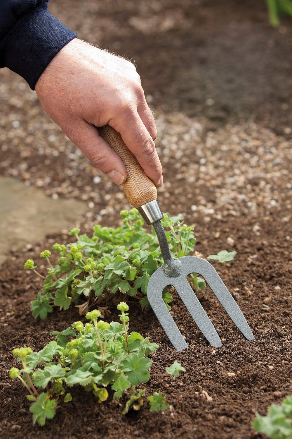 Spear & Jackson 4094KEW Kew Gardens Collection Neverbend Carbon Weed Fork 5" Handle, Blue - Image 3