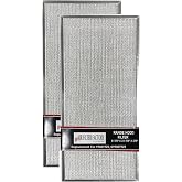 Air Filter Factory 97007725, S97007725 Range Hood Filter Replacement For Broan Nutone Sears Kenmore Aluminum Grease Mesh Vent Filter 8-7/8" X 23-7/8" X 3/8" 2-Pack