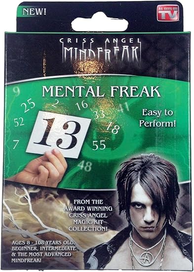 Amazon Com Mental Freak Criss Angel Magic Trick Toys Games