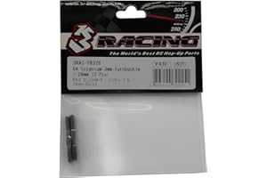 3Racing #3RAC-TR328 64 Titanium 3mm Turnbuckle - 28mm (2 Pcs) for 3Racing All