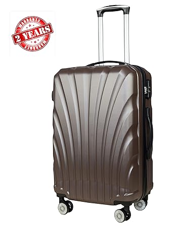 3G Combat 8016 Series ABS 65cms / 24inch 4Wheel Hard Sided Luggage Trolley Suitcase Check-in