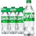 Sprite Lemon-Lime Caffeine-Free Soda Soft Drink Bottles, 16.9 fl oz, 6 Pack | Naturally flavored soft drink, carbonated