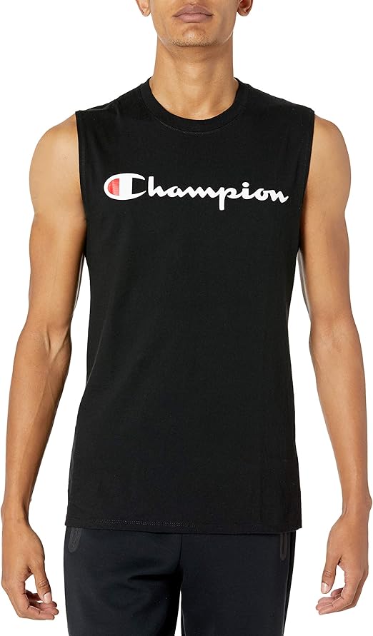 champion men's sleeveless t shirts