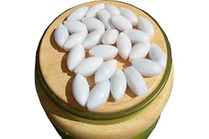 BBTCTY Magnetic Stirrer Stir Bar PTFE Magnetic Mixer Stir Bars (5X10mm, Olive Shape, 10pcs)