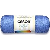 Caron Simply Soft Brites Yarn, 6 oz, Berry Blue, 1 Ball
