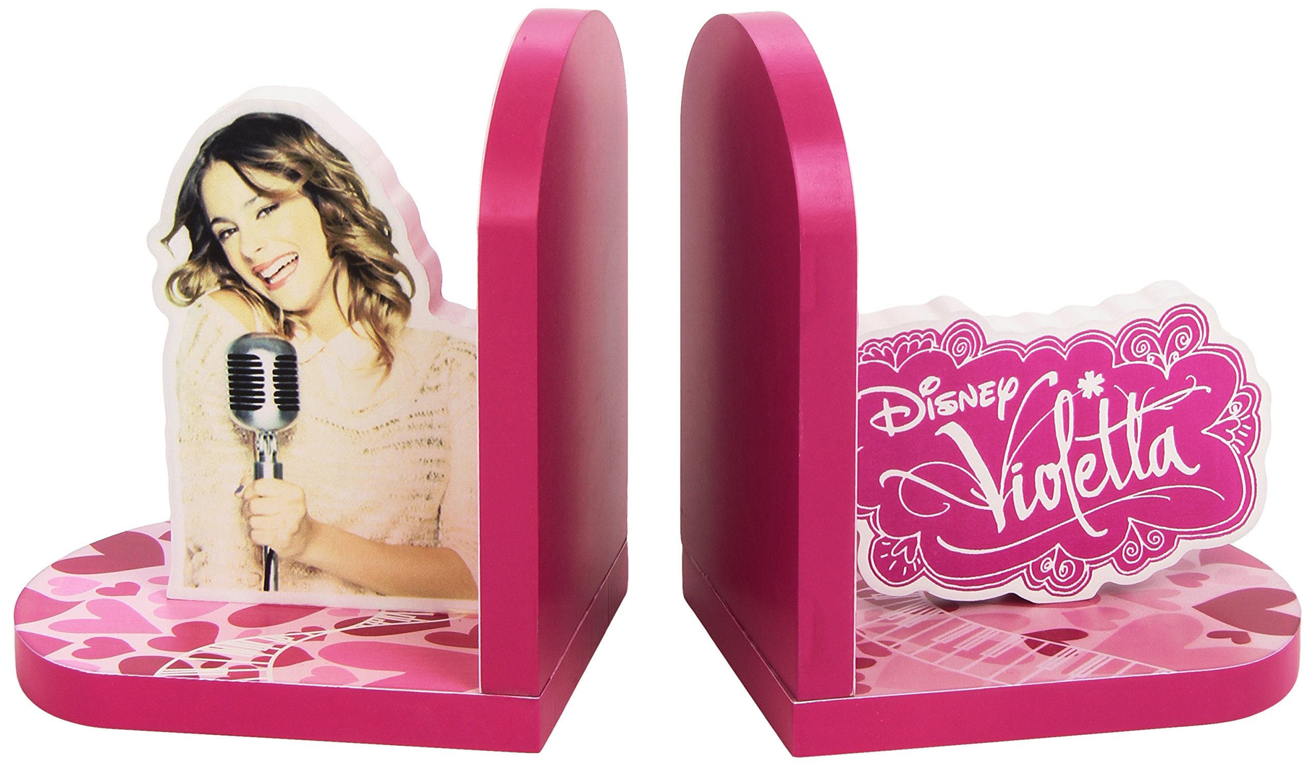 Violetta – Pair of Wooden Bookends (Kids Euroswan WD91166A).