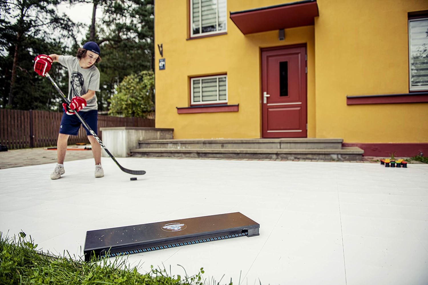 Hockey Revolution Passing Trainer Rebounder for Passing, Shooting and One Timers - My Passer : Sports & Outdoors