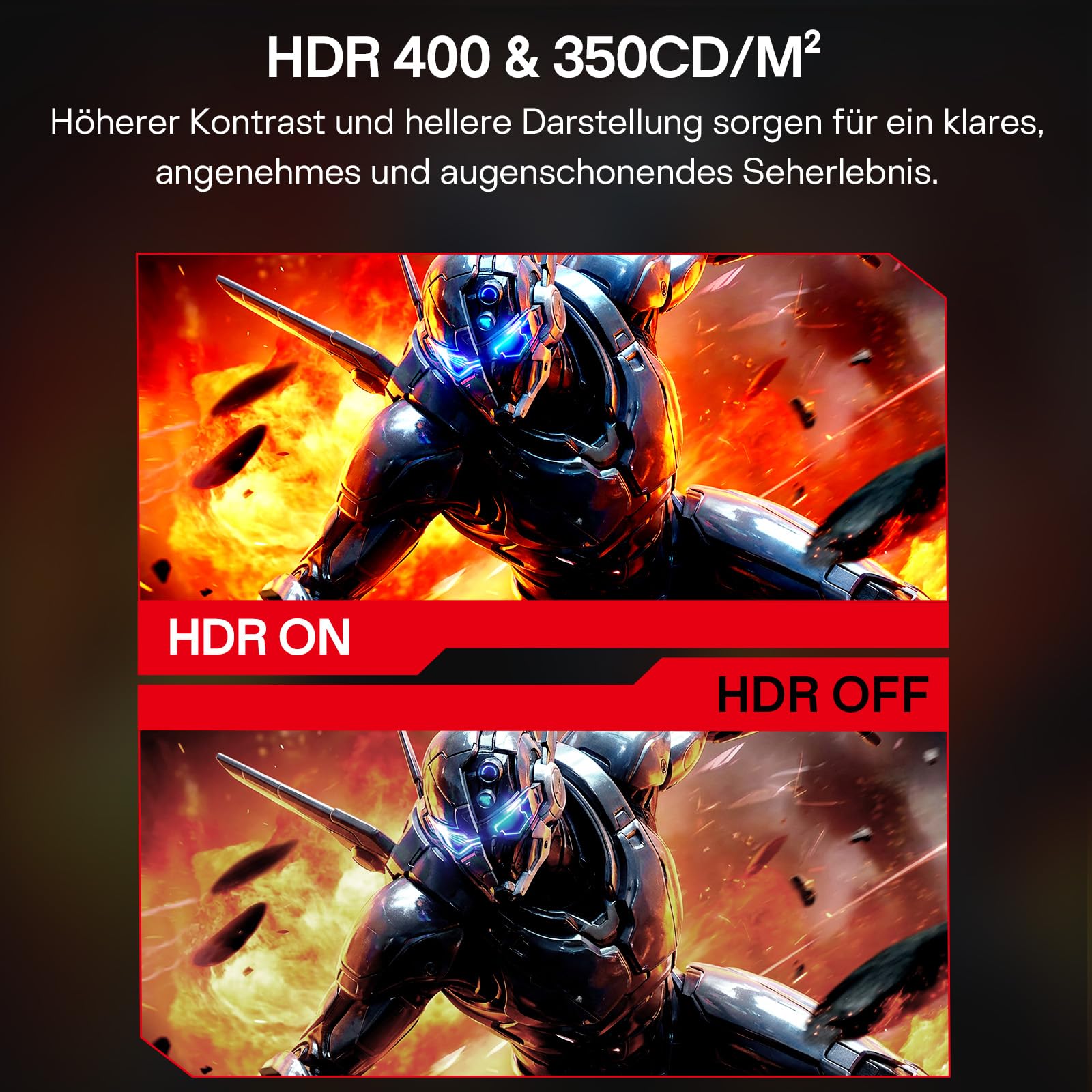 HKC G27H4D 27 Zoll Gaming Monitor QHD 260Hz(bis zu 275Hz) IPS Bildschirm 7