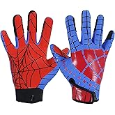 AIGEVTURE Youth Football Gloves Kid Receiver Gloves Boys Girls Unmatched Grip Great Gift