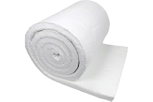 Lynn Manufacturing 2" Thick, Superwool Plus Insulation, Morgan Thermal Ceramics, 2200F Rated, 8 Lb. Density, 24" Wide, 12.5 Ft. Long, Ceramic Fiber Alternative, Safer Kaowool, 8SP22