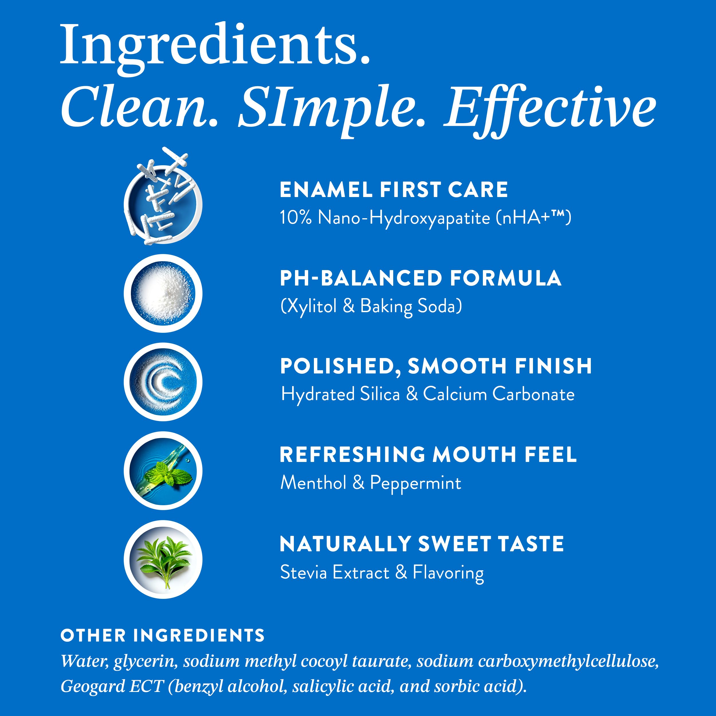 Mouthology 10% Nano Hydroxyapatite Toothpaste (Fluoride Free), Whitening*, Supports Enamel Care*, Appropriate for Sensitive Teeth*, SLS Free, Xylitol nHA Toothpaste for Adults, Mint 4oz (USA Made)