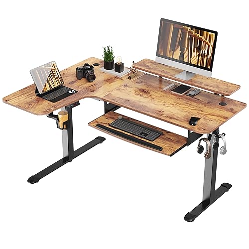 EUREKA ERGONOMIC Standing Desk with Keyboard Tray, Computer Desk