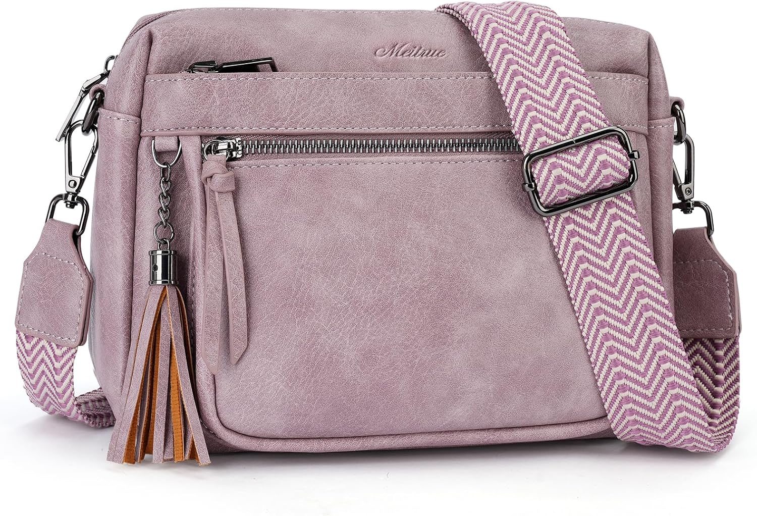 YOVIEE Crossbody Bags for Women Trendy Leather Crossbody Purse Shoulder Handbags Butterfly Design