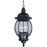 Maxim Crown Hill-4 Light Outdoor Hanging Lantern in Early American style-10 Inches Wide by 25.25 inches high
