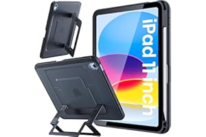 WSKEN for iPad A16 Case - iPad 11th/10th Generation Case (2025/2022), 5 in 1 Multi Adjustable Kickstand Cover, Ultra-Stable C