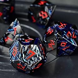 Rule Dice D&D Dice 7 Die Metal DND Dice