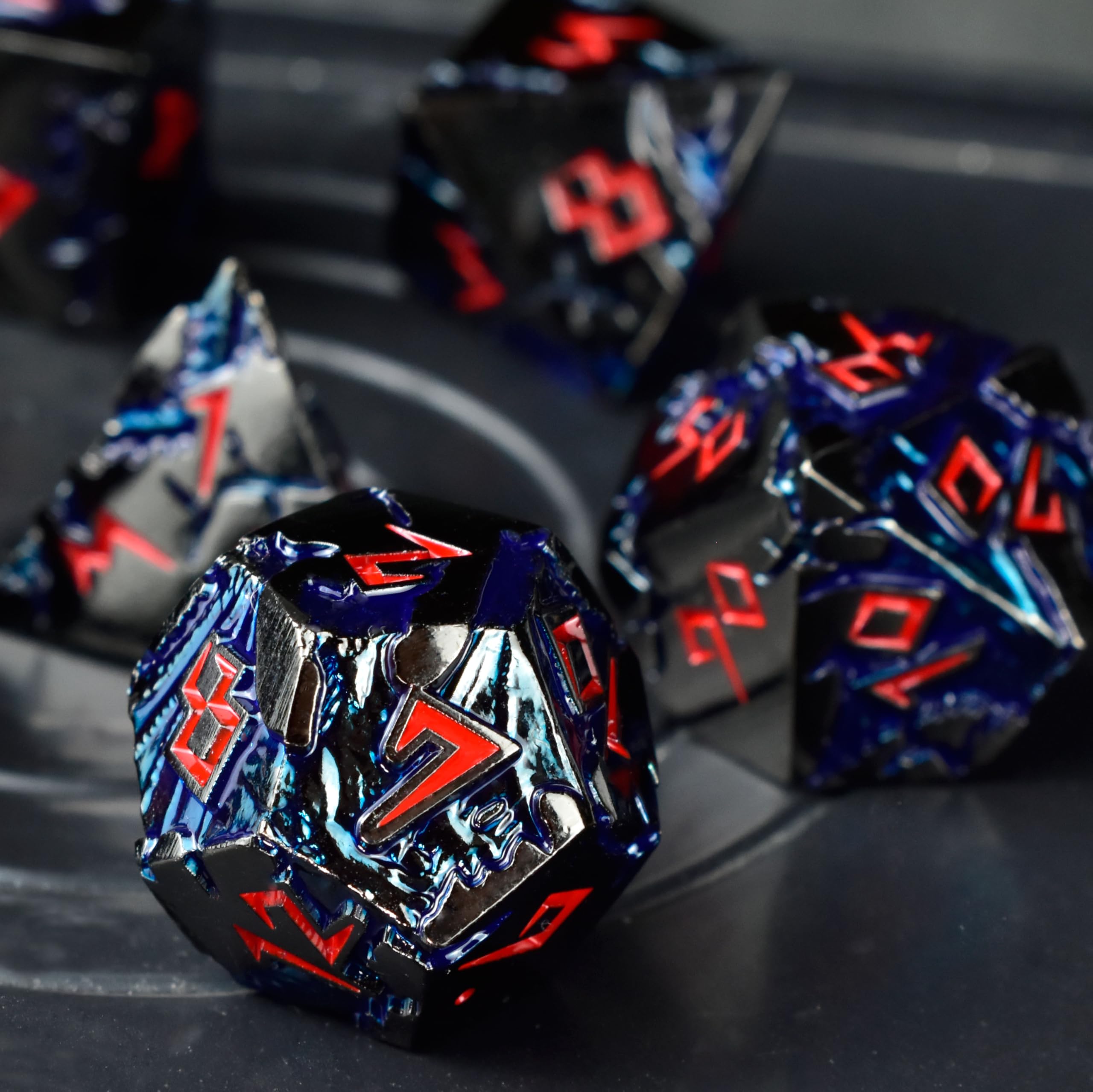 Rule Dice D&D Dice 7 Die Metal DND Dice