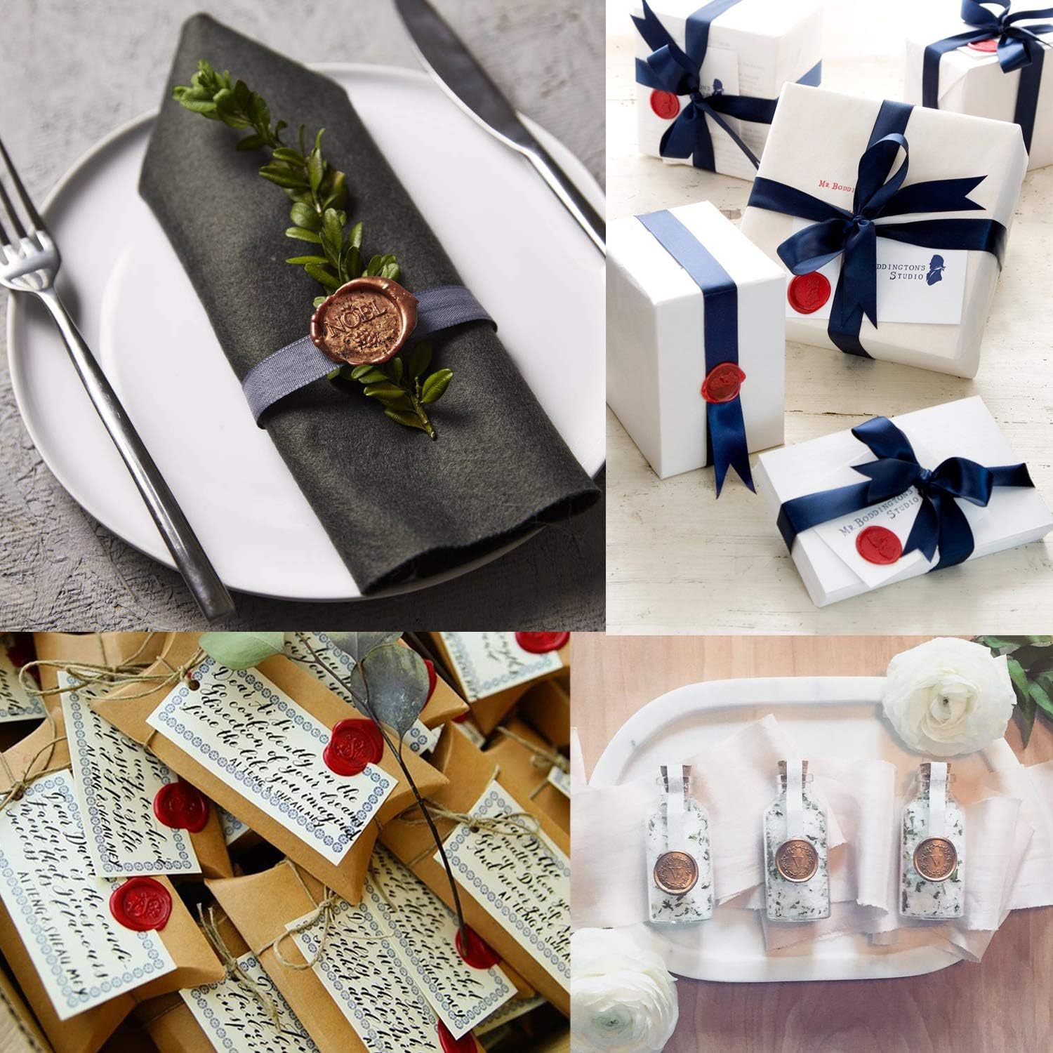 Sealing Wax Rod Blood Red for Standard Size Glue Gun - 5.4"(L) -