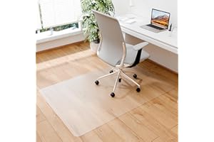 Amyracel Office Chair Mat for Hardwood Floor, 40" x 60" Desk Floor Mat for Hardwood Floors, Clear Desk Chair Mat for Hard Floor, Easy Glide Floor Protector Mat for Office Chair