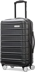 Samsonite Omni 2 Hardside Expandable Luggage with Spinner Wheels, Midnight Black, Carry-On 20-Inch