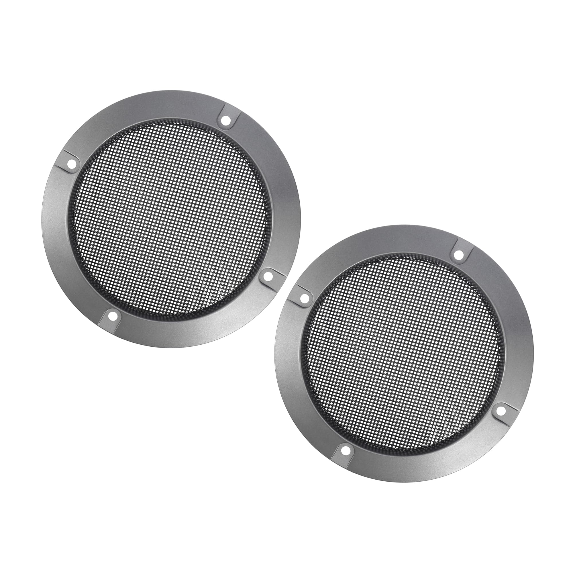 VekAuto 2 Pcs Speaker Grill, Universal for Car Metal Black