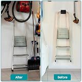 BELLE VOUS Heavy Duty Garage Wall Ladder Tool Storage Hook Organiser 50kg view 5