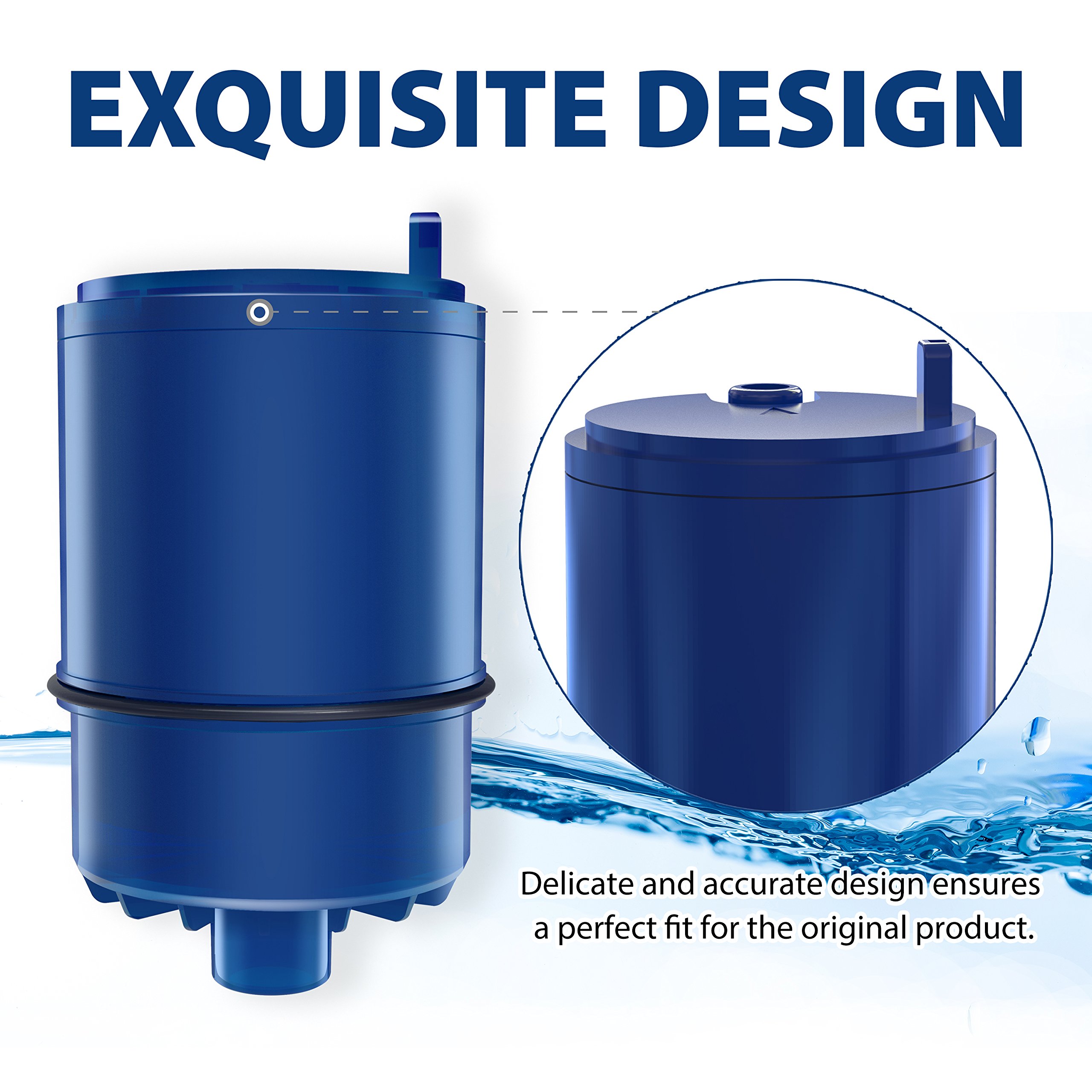 AQUACREST Replacement for Pur RF9999 Faucet Water Filter(Pack of 3