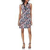 Tommy Hilfiger Womens Womens Collared V-Neck Shift Dress