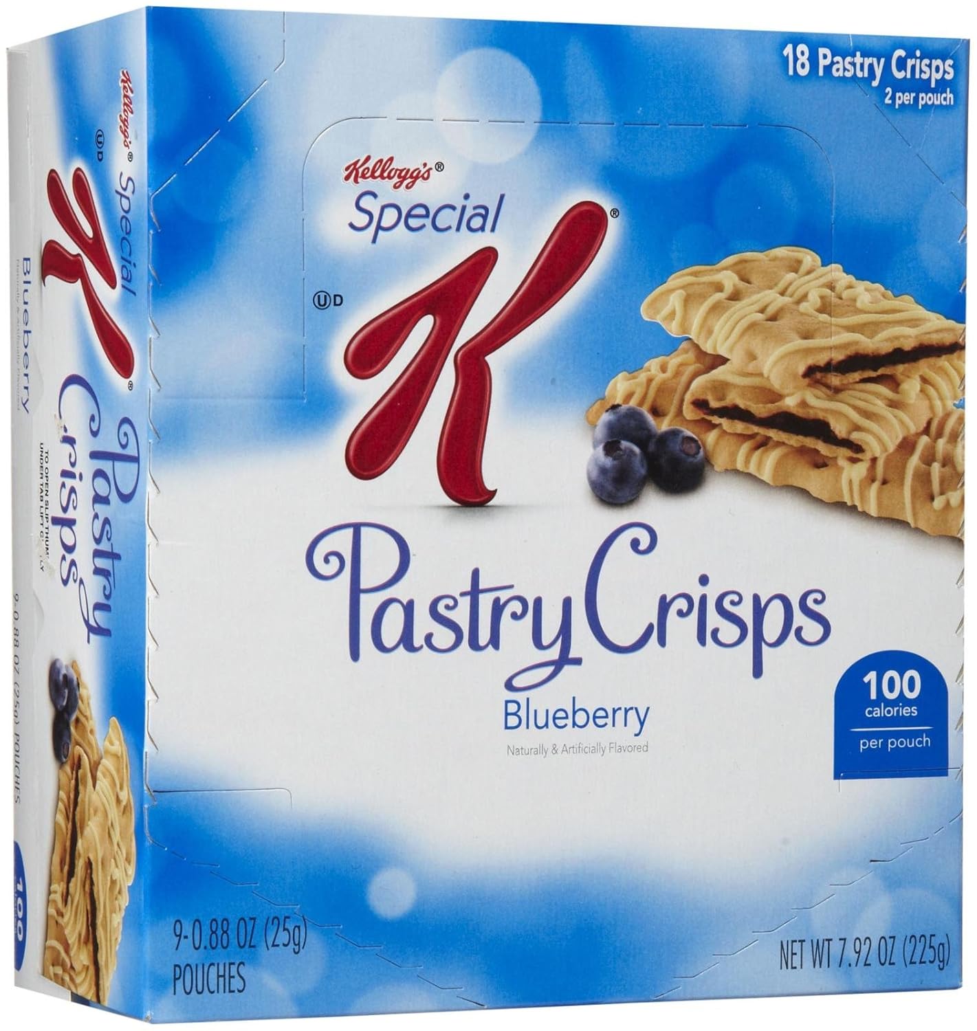 Kellogg's Special K Pastry Crisps, Blueberry, 4.4Ounce