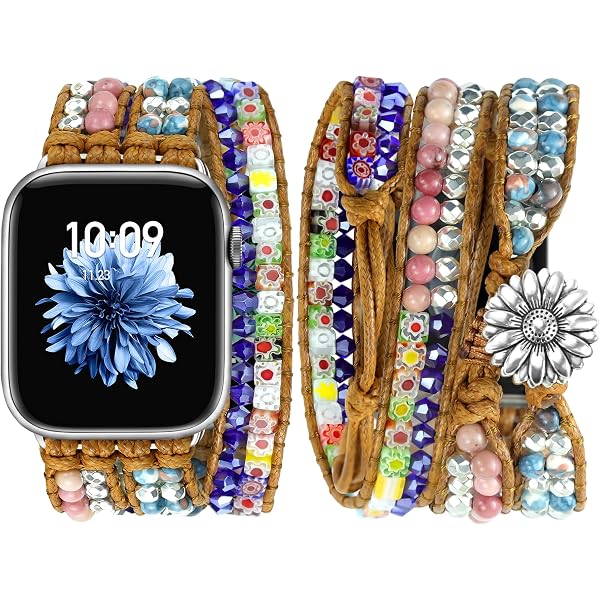 Amazon.com: CHARMINGO Boho 5 Wraps Bracelet Compatible with  display picture 2