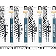 Zebra G-301 Stainless Steel Pen JK-Refill, Medium Point, 0.7mm, Blue Ink, 2-Count, 4 PACK