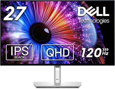 Dell U2724DE UltraSharp 27 Inch QHD 2560x1440 IPS Black 120Hz Thunderbolt