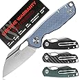 Firebird GANZO FH924-GY Ball Bearing Pocket Folding Knife Wharncliffe D2 Steel Blade G10 Anti-Slip Handle with Clip Camping Hunting Fishing Folder Outdoor EDC Pocket Knife (Gray)