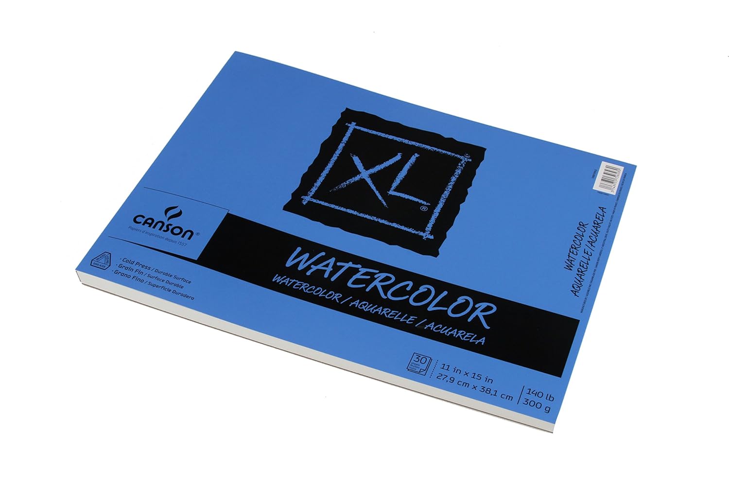 Pencil Pastel Fold Over Charcoal Canson XL Series Watercolor Textured Paper Pad for Paint and