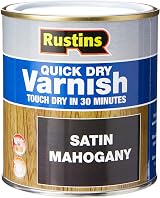 Rustins Quick Dry Varnish Mahogany 500ml Brand Rustins Interior Woodwork