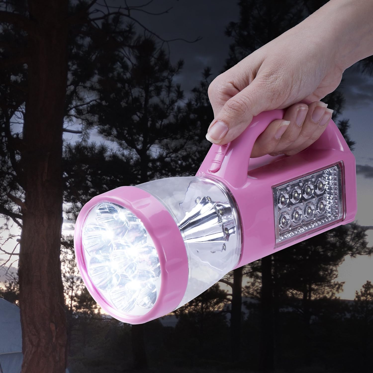 Wakeman 75-CL1001 Flashlight, Pink - - 