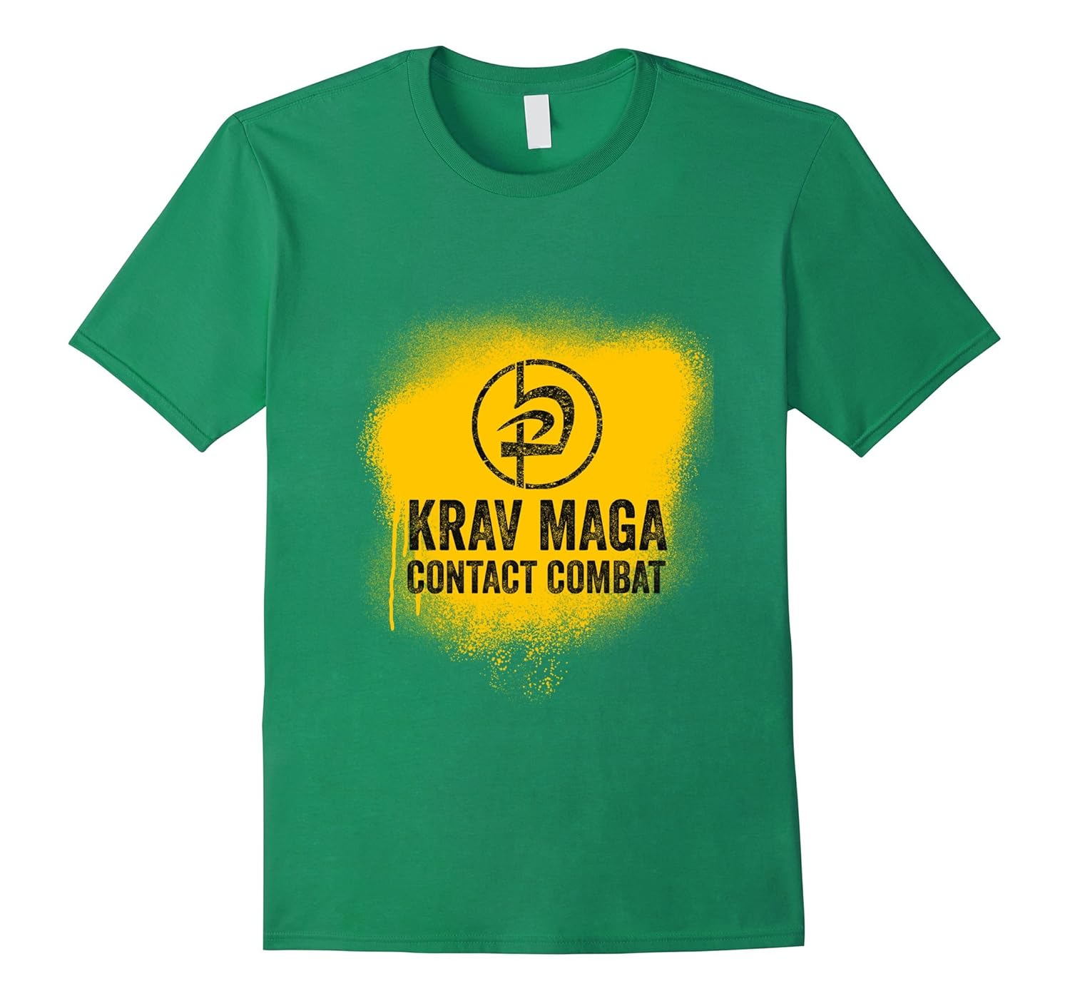 T-shirt Homme Krav Maga IDF - Défense Israélienne - Arts Martiaux - Modèle 1359 Avant/Arrière - Gildan