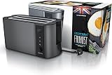 Arendo Frukost 4-Slice Long Slot Toaster – 1500 W, 6 Browning Levels, Time view 6