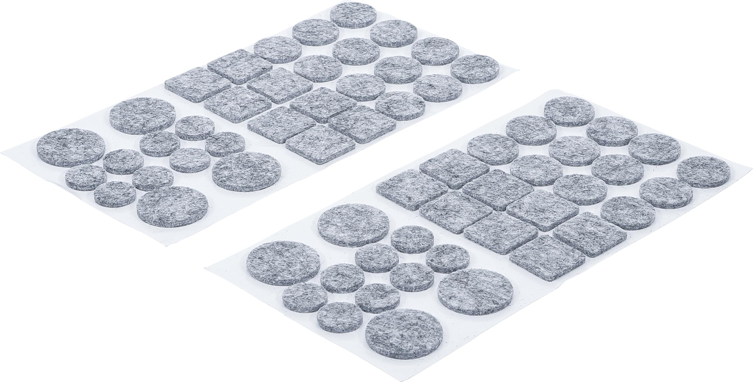 BGS Diy 80703 | Felt Pads Set | tinged with gray | 64 pcs.