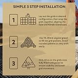 ECODECK X20 Driveway Grids 5m² Gravel Grid + Heavy Duty Weed Fabric Membrane view 5