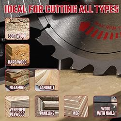 Revvstark Circular Saw Blade 8-1/4 in 40T&60T, with