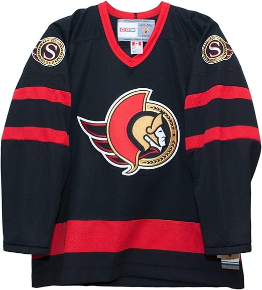 Vintage Ottawa Senators Black CCM Jersey (XL) Clothing