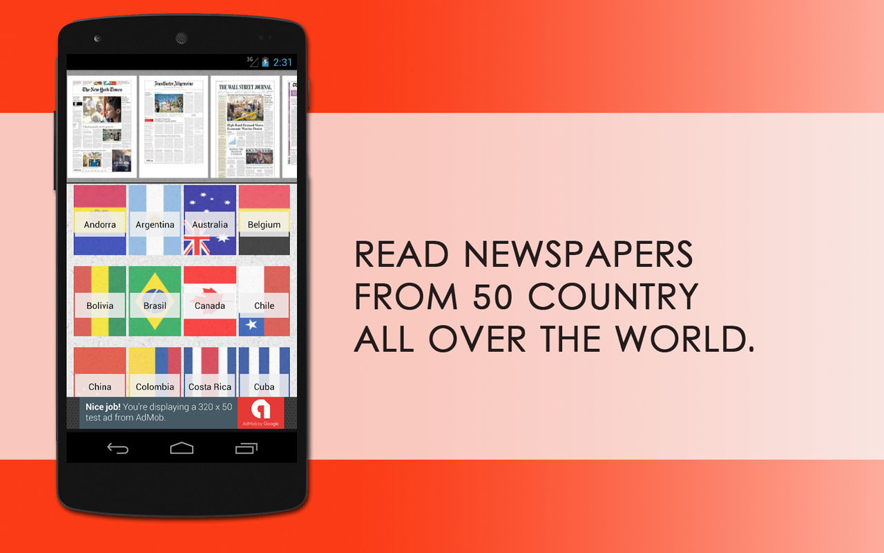 World Newspapers Appstore for Android
