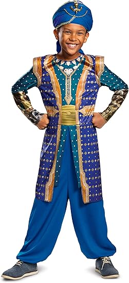 Amazon コスチューム ディズニー アラジン ジーニー 男の子 子供 7 8 125 135cm Disguise キッズ コスチューム おもちゃ