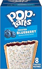 Pop-Tarts Toaster Pastries, Breakfast Foods, Kids Snacks, Frosted Blueberry (8 Pop-Tarts)