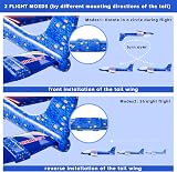 Doloowee 3 Pack Airplane Launcher Toys LED Foam Glider 12.6 in Blue view 4
