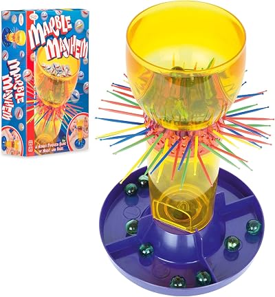 Toyrific Marble Mayhem Traditional Educational Family Game with 30 Marbles