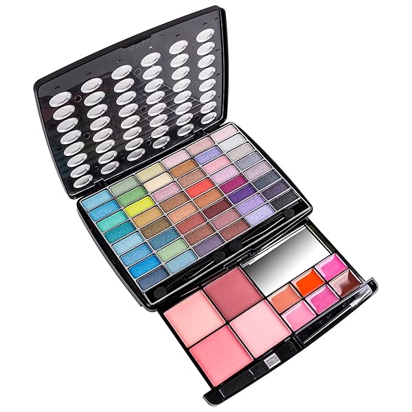 SHANY GLAMOUR GIRL MAKEUP KIT EYESHADOW BEAUTY PALETTE WITH EYE SHADOWS, BLUSHES, LIPSTICK LIP-GLOSS, MAKE UP MIRROR, COSMETICS APPLICATORS, PREMIUM GIFT PACKAGING – GLAMOUR
